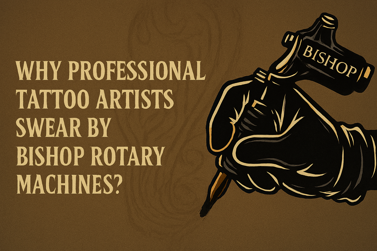 Why Professional Tattoo Artists Swear By Bishop Rotary Machines? Why Professional Tattoo Artists Swear By Bishop Rotary Machines? by Custom Irons