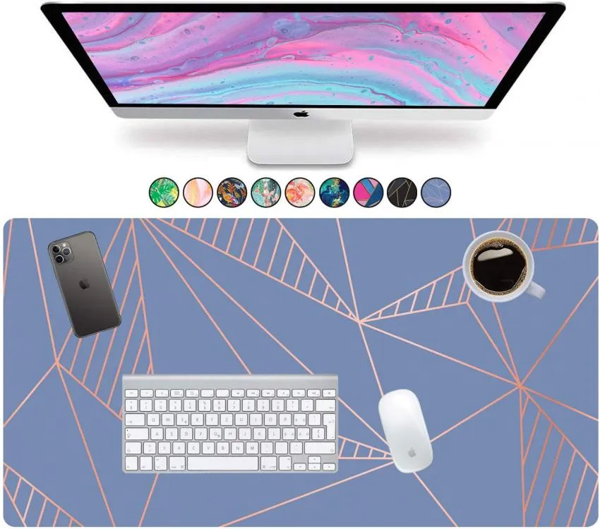 Cute abstract geometric desk mat
