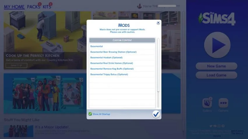 sims 4 mods home screen