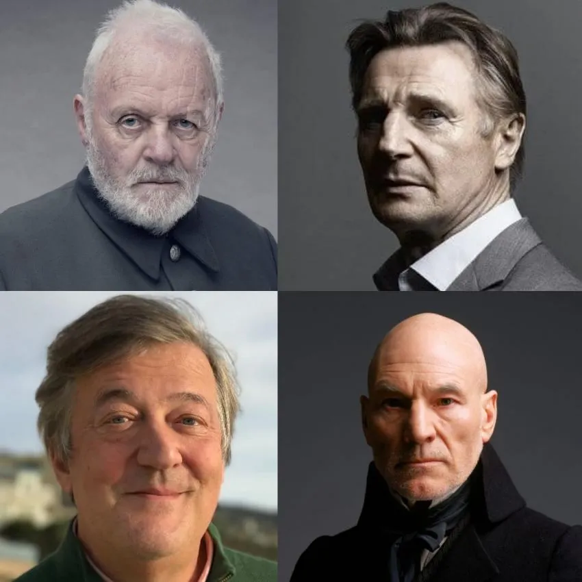 Contenders for the voice role of Albus Dumbledore