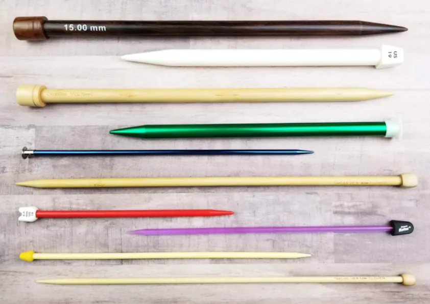 types of knitting needles types of knitting needles