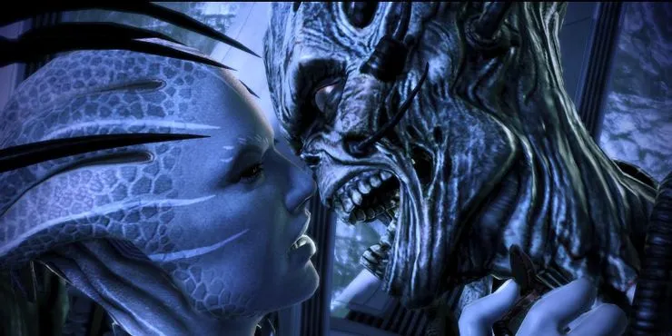 Banshee attacking the Ardat-Yakshi in Mass Effect 3