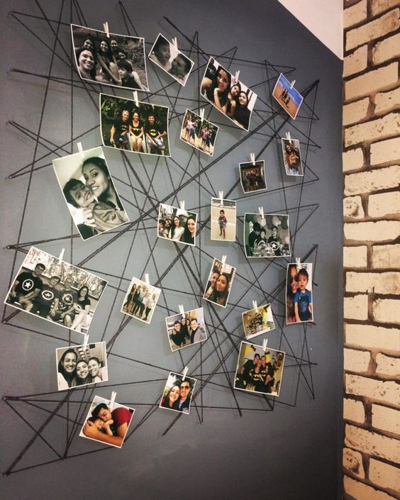 The easiest and most creative ways to decorate your room with photos