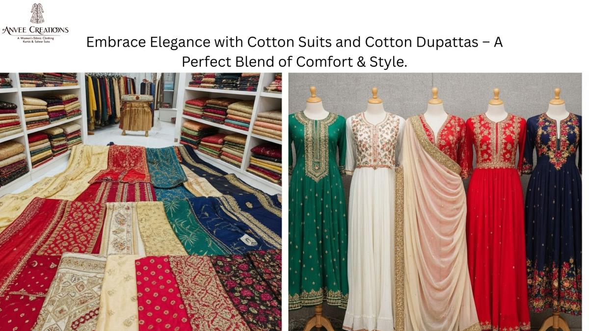 Embrace Elegance With Cotton Suits And Cotton Dupattas – A Perfect Blend Of Comfort & Style by Carry