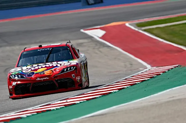 Kyle Busch racing in Austin, Texas
