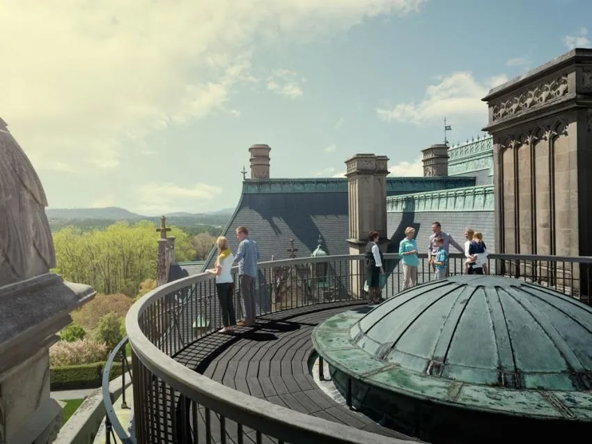 baltimore estate rooftop view