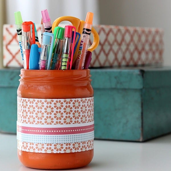DIY pencil holder, easy and cheap DIY gifts