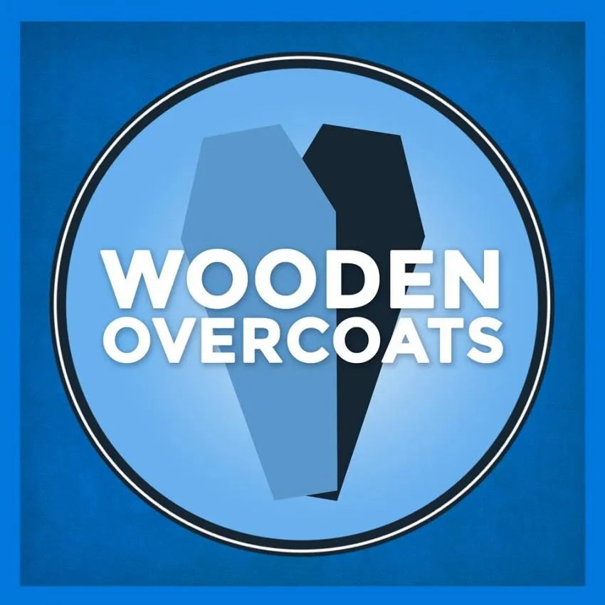 Wooden Overcoats Wooden Overcoats logo - two coffins