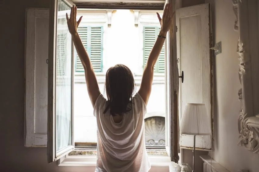 Start meditation with some light stretching