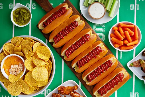 Snacks Hot Dogs Crisps Chips Fries