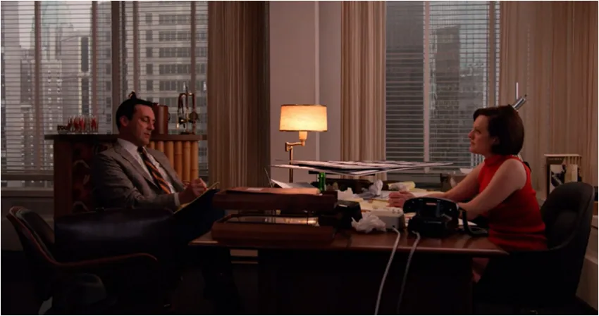Peggy and Don Dance Peggy and Don Mad Men