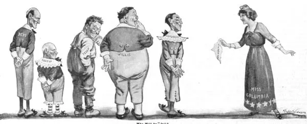 Political Cartoon - Election of 1912