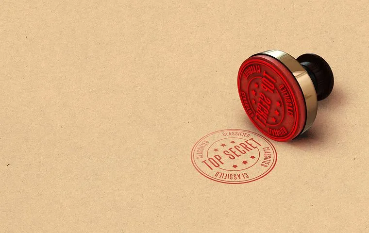 Confidentiality Stamp Red Stamp Confidentiality Letter