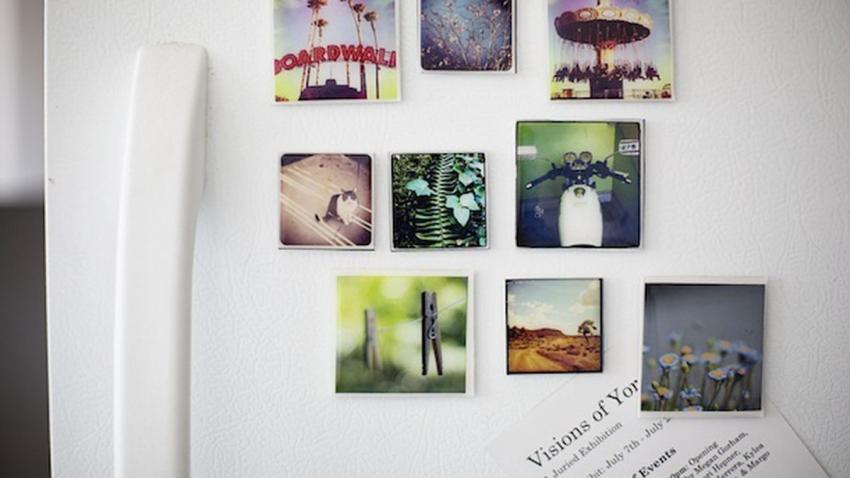 DIY Picture magnets, easy and cheap DIY gifts