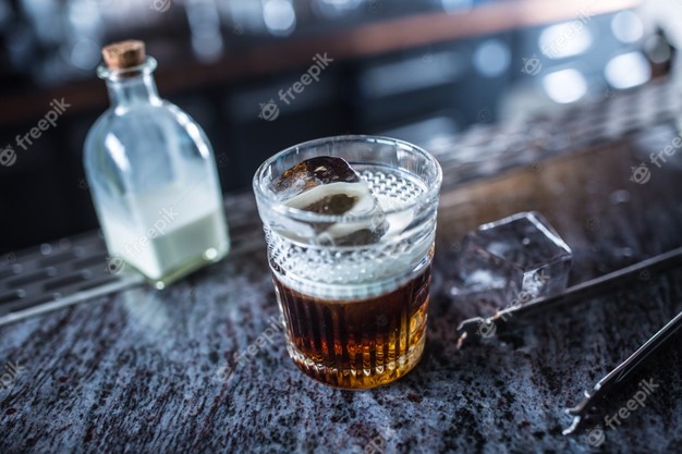 White Russian Mocktail