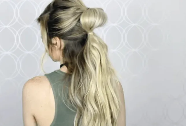 ariana grande bubble hairstyle