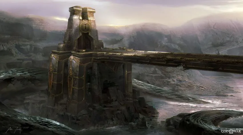 Bridge to other realms in God of War