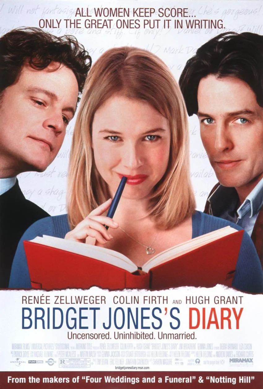 bridget jones's diary movie poster