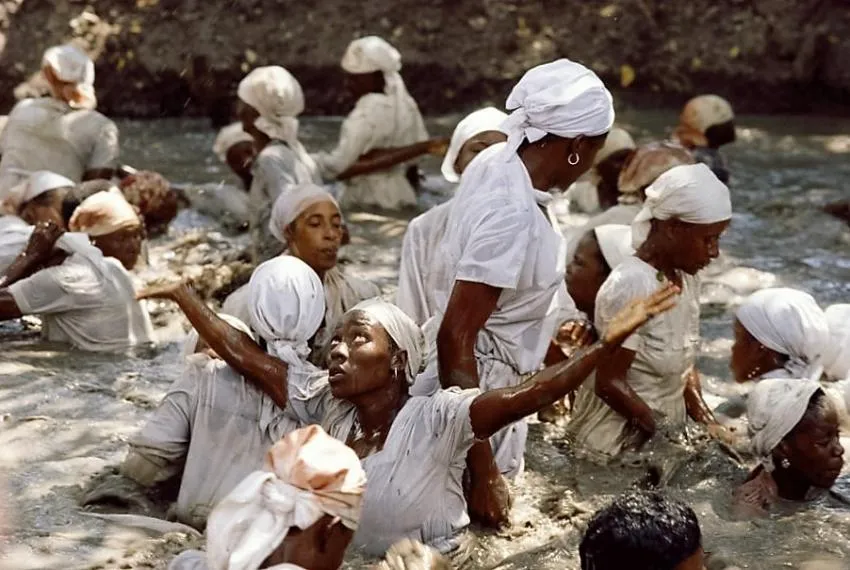 Haitian vodou spirit summoning ritual