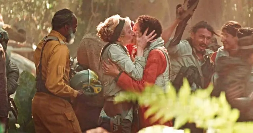 Beso de la guerra de las galaxias star wars gay kiss