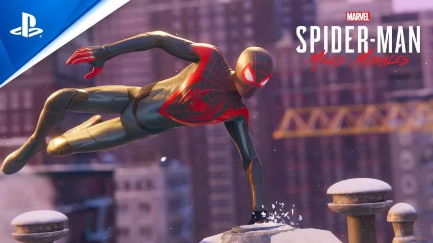 Miles Morales as Spider-Man Sony Playstation version of Miles Morales' Spider-Man