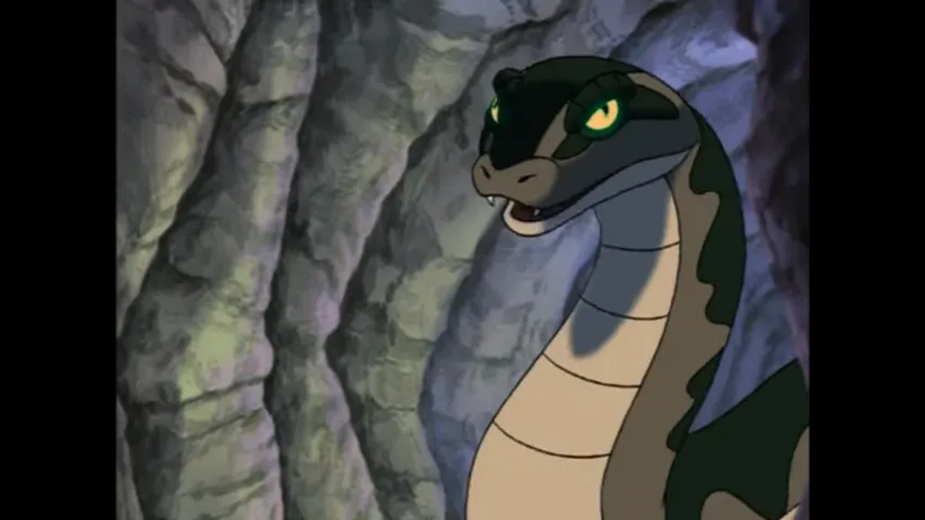 Asmodeus from the Redwall TV series Asmodeus Poisonteeth the adder or snake from the 1999 Canadian Redwall Adaptation