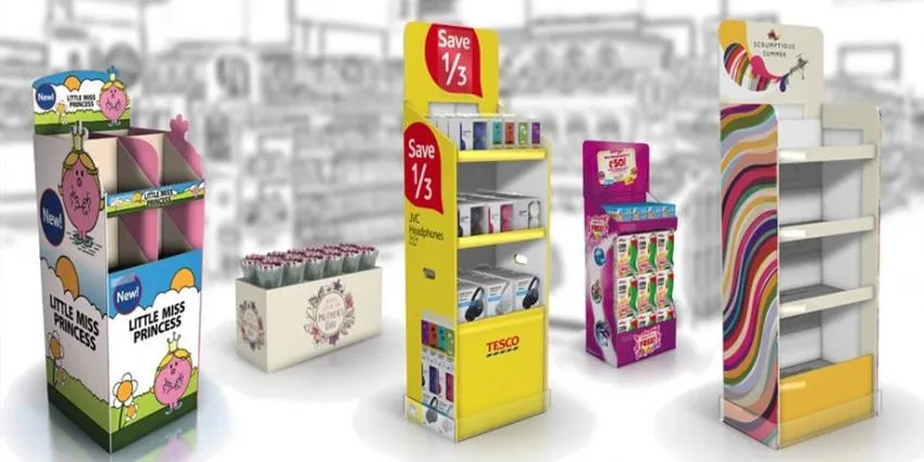 Cardboard promotion stands