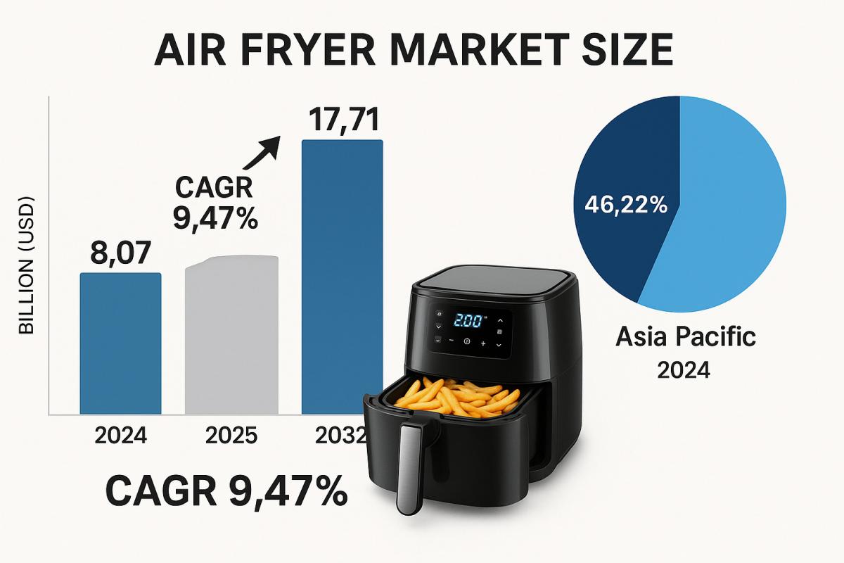 Air Fryer Market By Technology, Innovation, And Product Launches by Industry Outlook