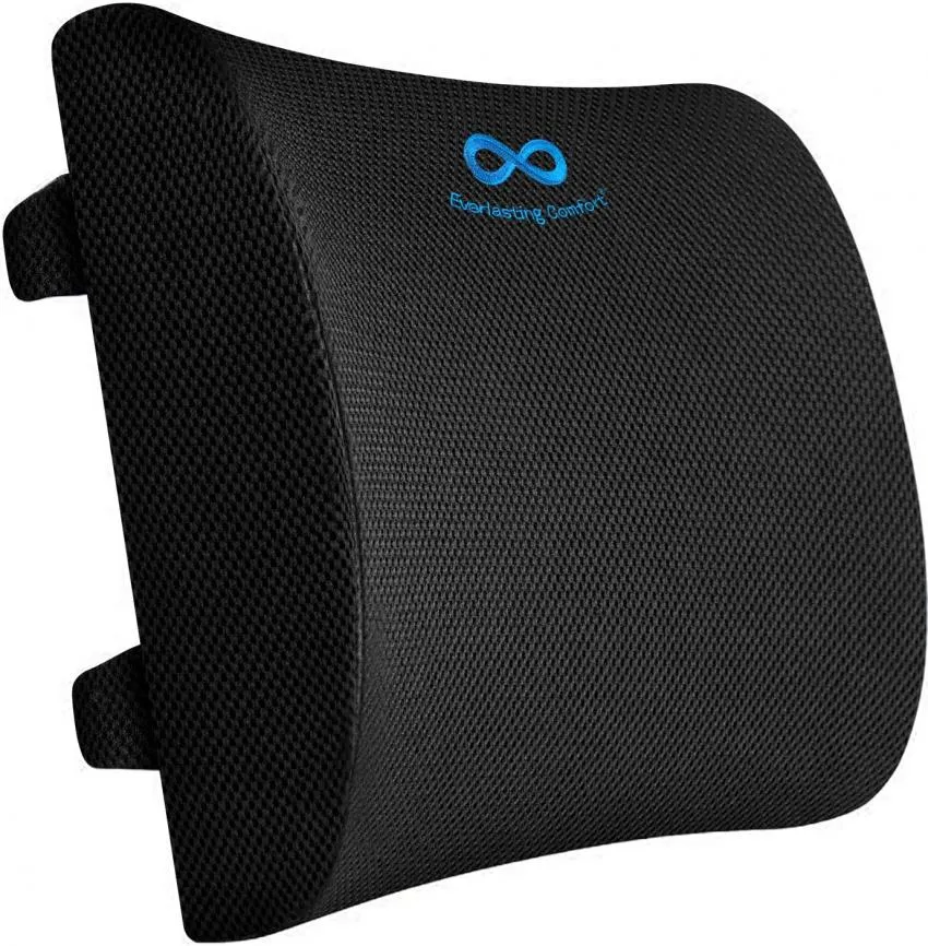 Lumbar support for computer ergonomics 