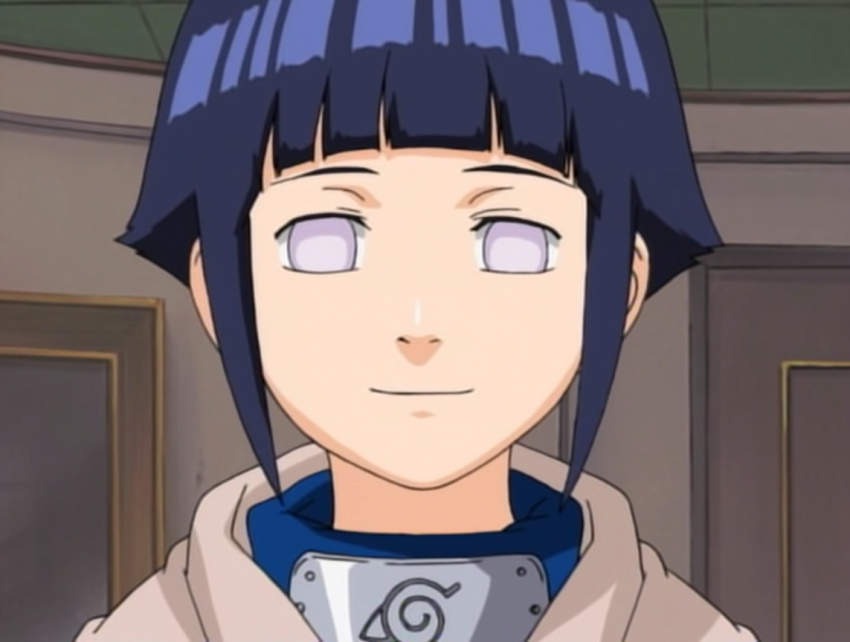 Hinata Hyuga, female anime character from Naruto