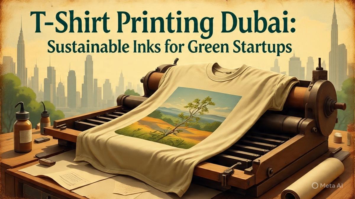 T-Shirt Printing Dubai: Sustainable Inks For Green Startups by wirethepeople