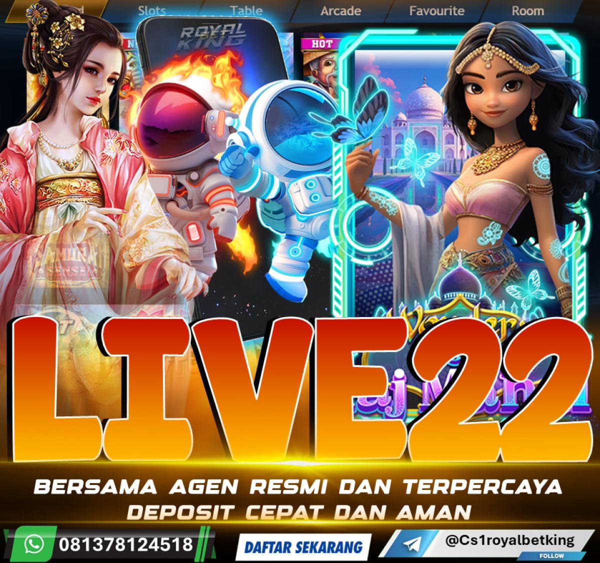 LINK LOGIN LIVE22 TERPERCAYA | DAFTAR SLOT LIVE22 TERBARU by AGENROYALBETKING