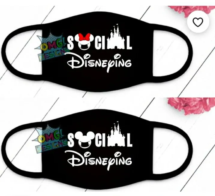 Social Disney Face Mask by OmgdesignsTienda Social Disney Face Mask by OmgdesignsTienda