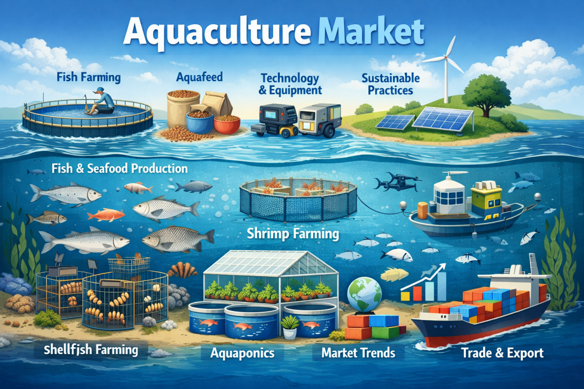 Global Aquaculture Market Forecast 2025–2031: Size, Value & Regional Share Breakdown by News Wires