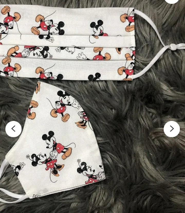 Mickey and Minnie Mouse Face Mask by PalaceOne Mickey and Minnie Mouse Face Mask by PalaceOne