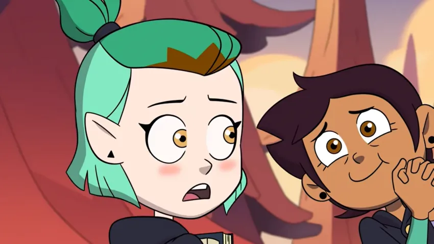 Amity and Luz Amity blushing and crushing around Luz