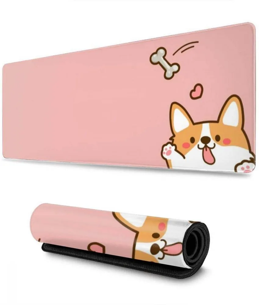 Cute pink desk pad
