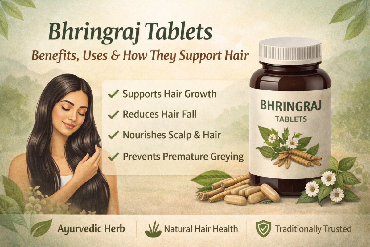 Bhringraj Tablets: Benefits, Uses & How They Support Hair by soviqecreation