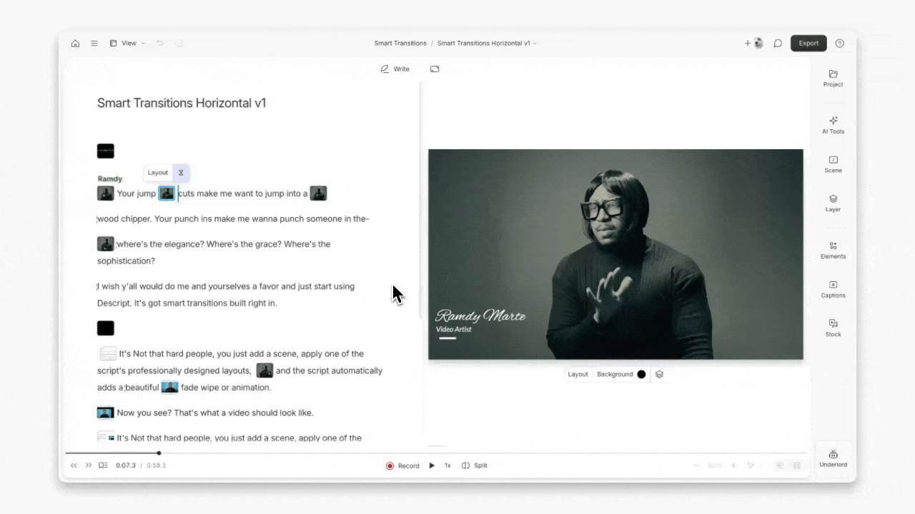 Edit Video By Deleting Words Like You're Fixing A Google Doc by MarkT