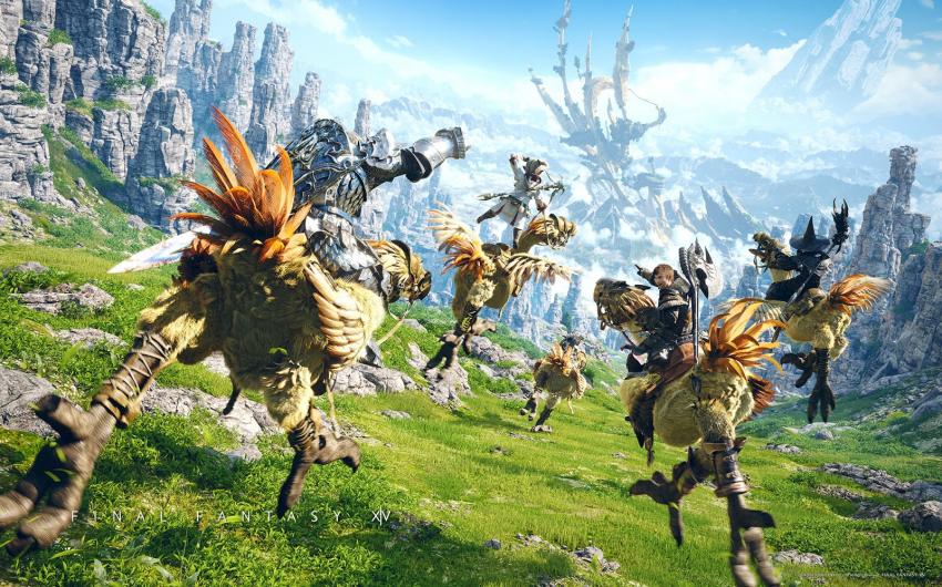FF14 Cover Image Final Fantasy 14 PlayStation 5 store image