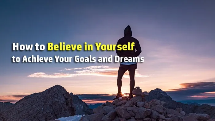 Creer en ti mismo Believe in yourself and achieve your goals and dreams