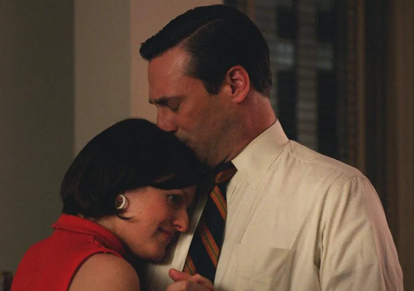Peggy and Don from Mad Men Peggy Olsen and Don Draper Together