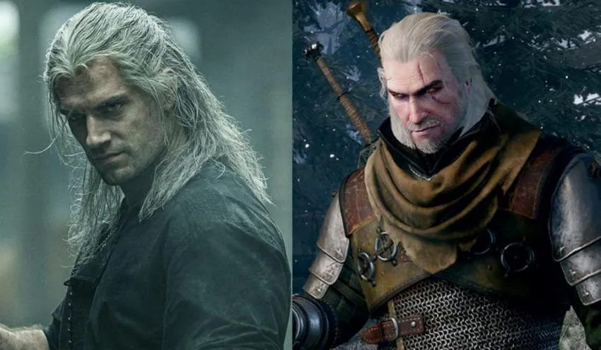 Henry Cavill as Geralt in The Witcher