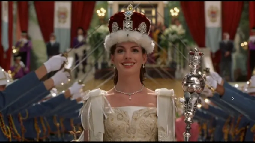 Fotograma de la película El diario de la princesa princess diaries movie still anne hathaway mia thermopolis