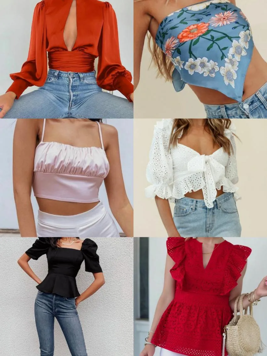Topwear guidelines for athletic and rectangle body shape
