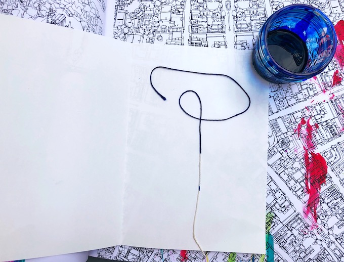 How to make pulled string art