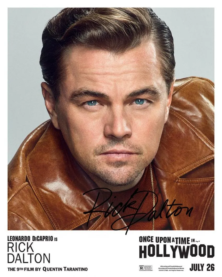 Rick Dalton Headshot Leoardo DiCaprio as Rick Dalton