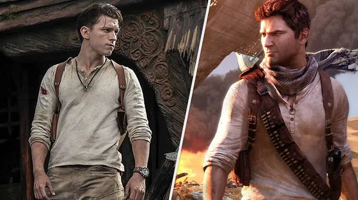 Tom Holland as Nathan Drake Tom Holland as Nathan Drake in the 'Uncharted' game movie adaptation