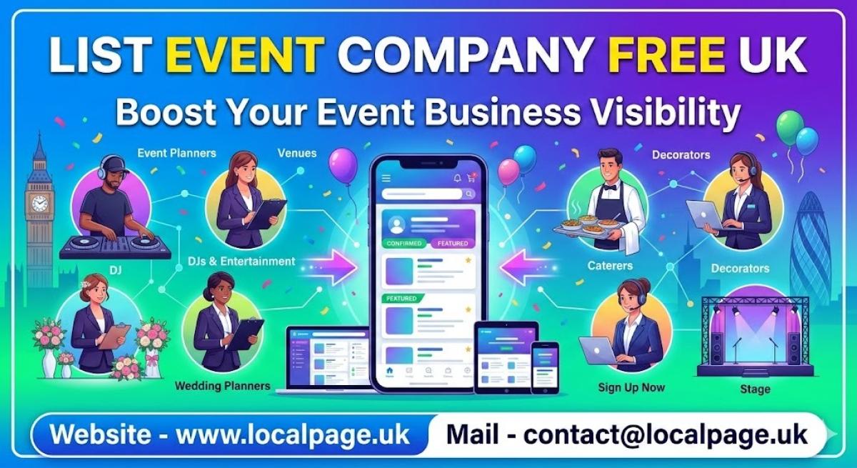 UK Event Industry Professionals – List Company by officiallocalpageuk