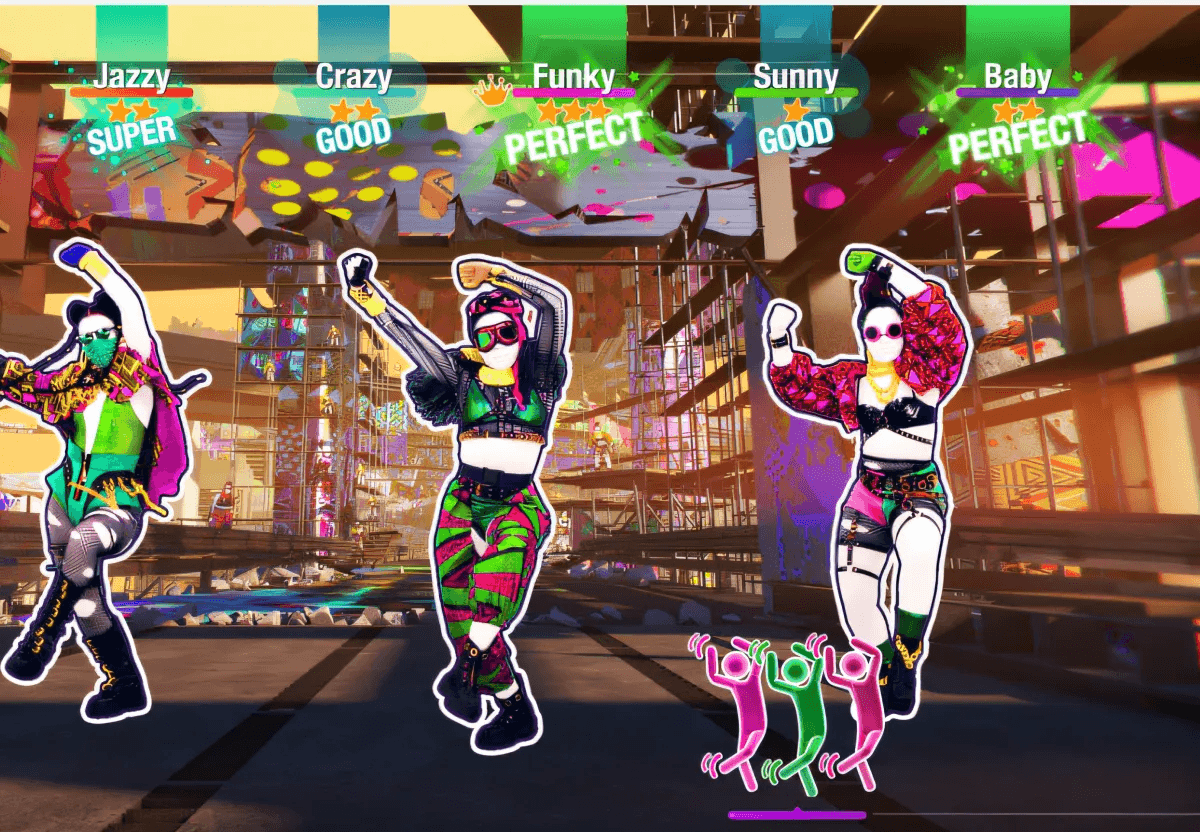 Screencap of the Official Website for Just Dance